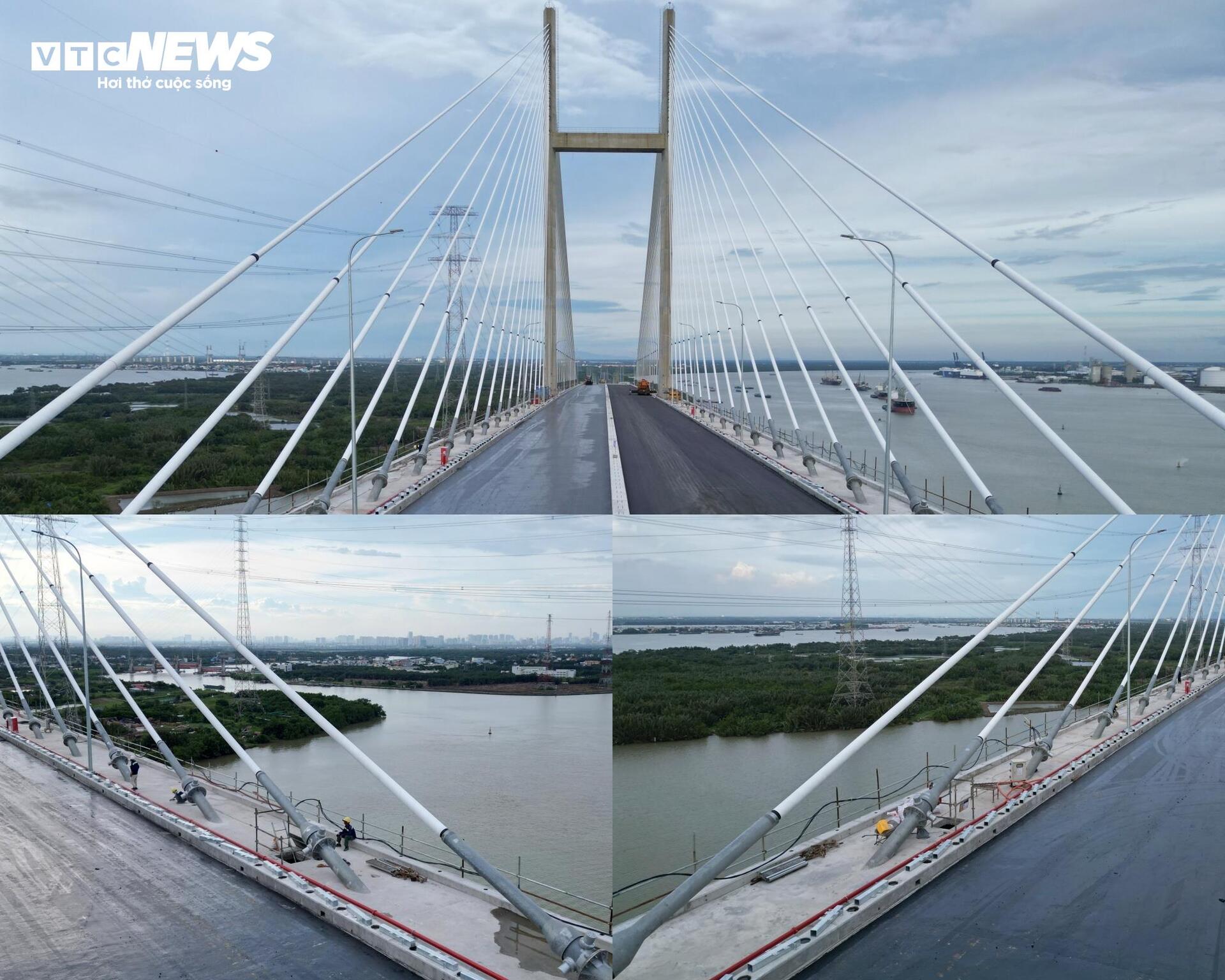Diện mạo cầu dây văng tĩnh không cao nhất Việt Nam trước ngày về đích - Ảnh 3