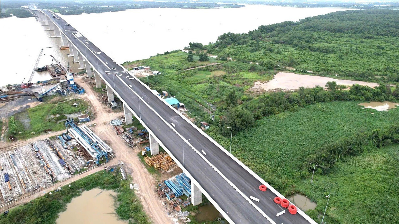 Từ 20/8, có thể lưu thông qua cầu lớn nhất tuyến Vành đai 3 TPHCM - Ảnh 2