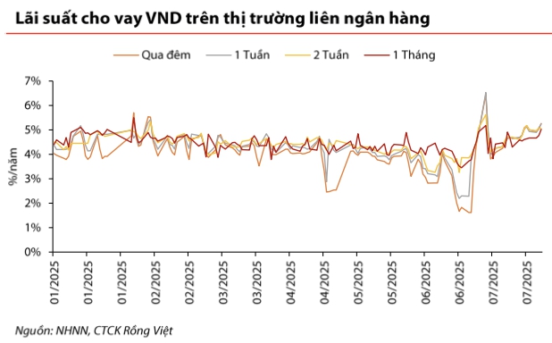 Thị trường tiền tệ tháng 7: Tăng trưởng cung tiền cao nhất kể từ năm 2021, VND tiếp tục mất giá so với USD - Ảnh 1