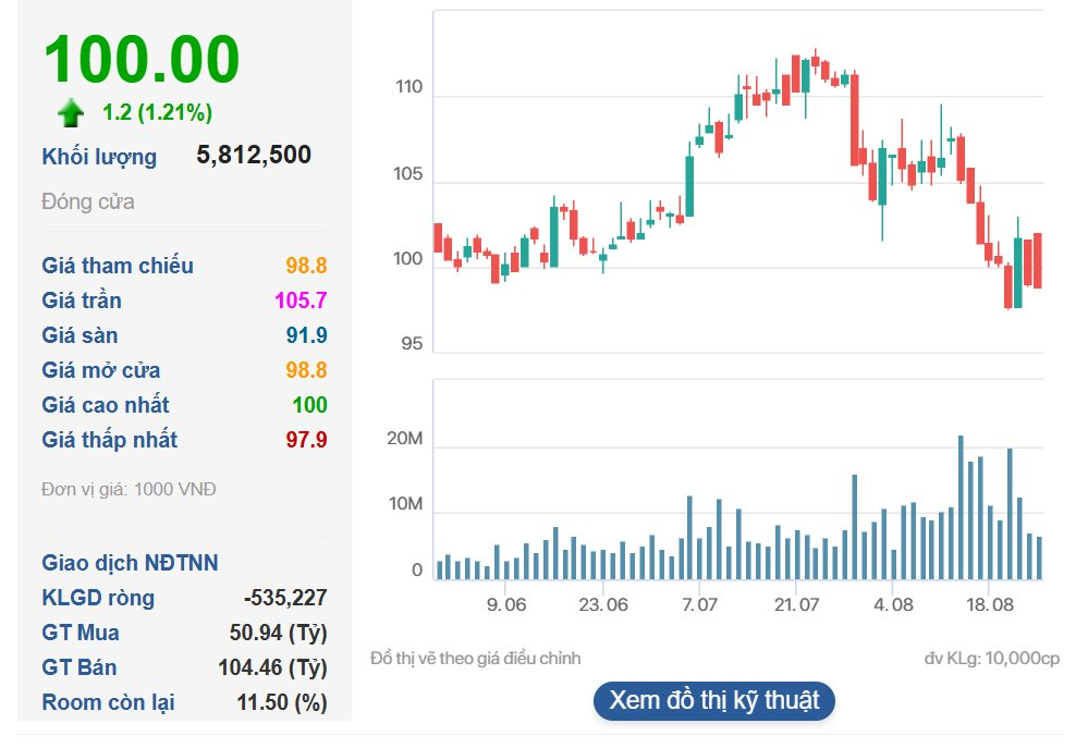 Một cổ phiếu vốn hóa 170.000 tỷ đồng có thể được 2 quỹ ETF ngoại lâu đời nhất TTCK Việt Nam "săn lùng" trong đợt cơ cấu tháng 9 - Ảnh 2
