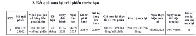 Đất Xanh Group tất toán trước hạn một lô trái phiếu - Ảnh 1