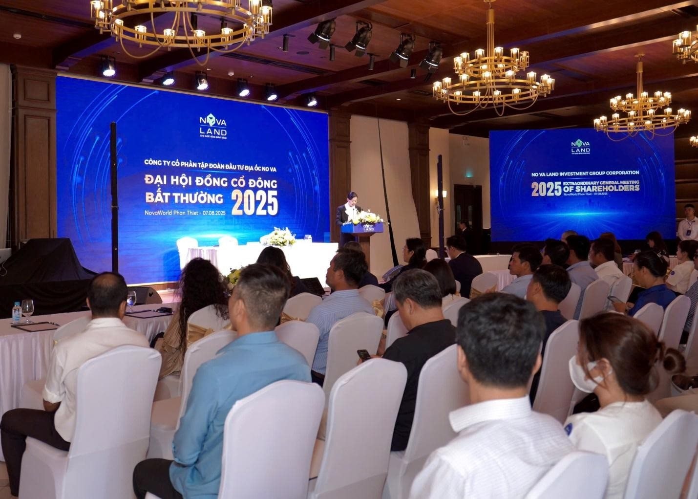 ĐHĐCĐ bất thường Novaland: Chốt phát hành hơn 320 triệu cổ phiếu hoán đổi nợ, giá 15.746 đồng/cp và 40.000 đồng/cp - Ảnh 1