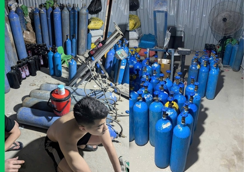 Triệt phá đường dây mua bán "khí cười" số lượng lớn, tạm giữ 18 đối tượng - Ảnh 2