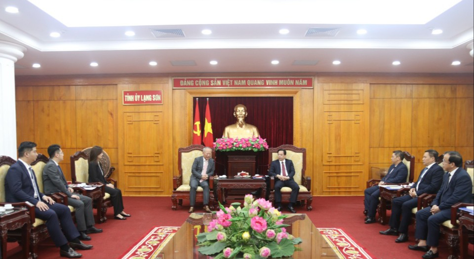 Tập đoàn xây dựng hàng đầu ở Trung Quốc của ông Nghiêm Giới Hòa muốn đặt trụ sở, hợp tác đầu tư loạt dự án “khủng” tại tỉnh Lạng Sơn - Ảnh 1