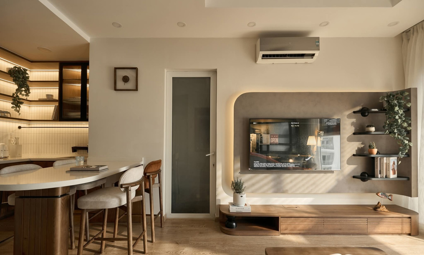 Không gian ấm cúng mộc mạc của căn hộ 62m2 hai phòng ngủ - Ảnh 5