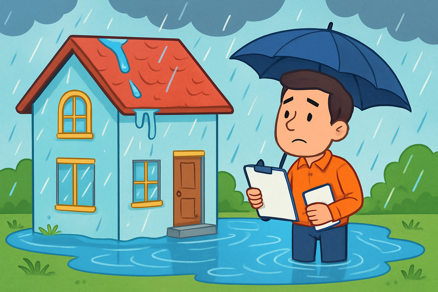 Mưa gió ngập nhiều nơi ở Hà Nội: Đi xem nhà lúc này mới là chuẩn nhất, đừng chỉ đi xem vào ngày đẹp trời - Ảnh 2