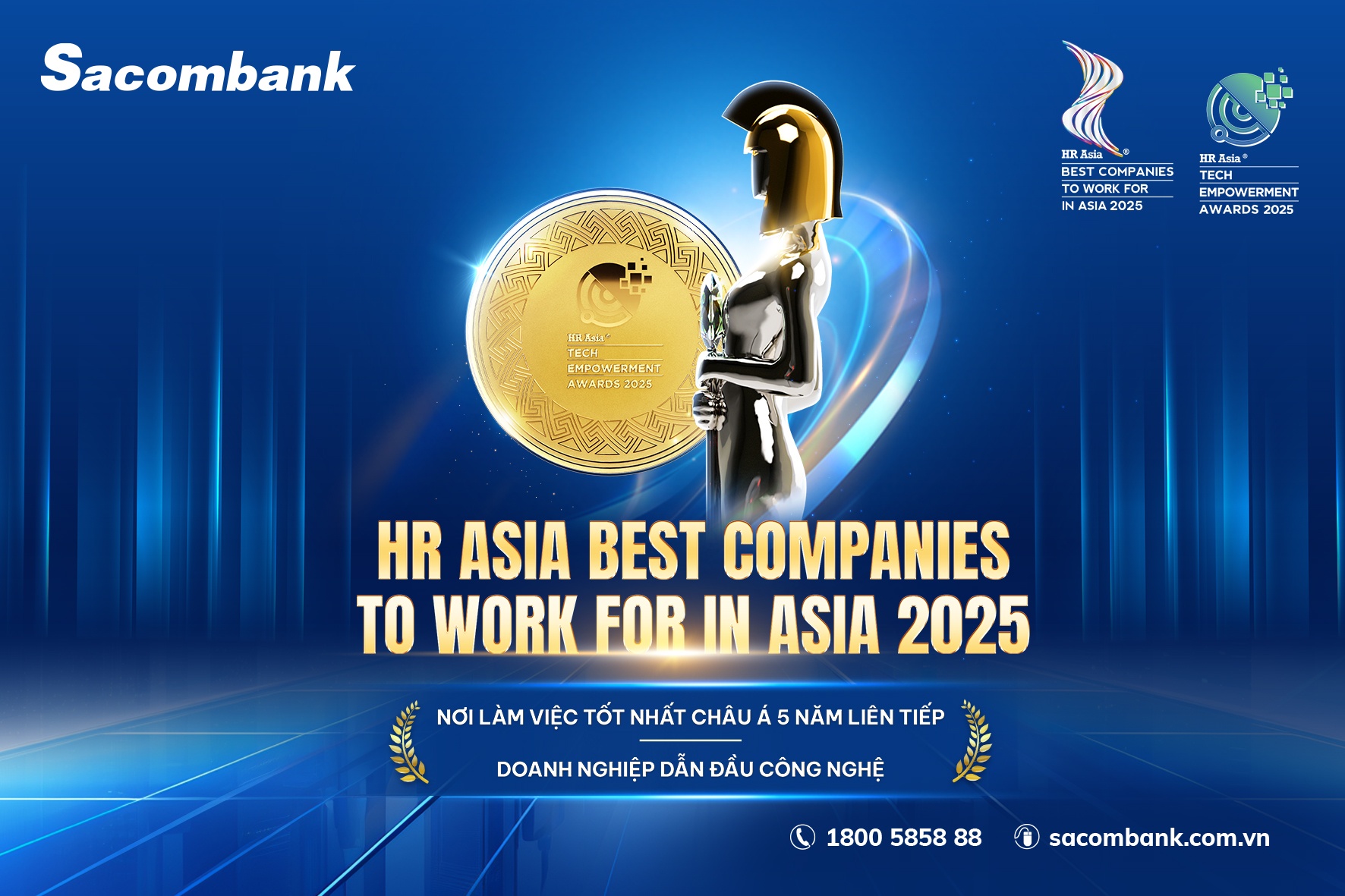 Sacombank khẳng định vị thế nguồn nhân lực dẫn đầu khu vực - Ảnh 2