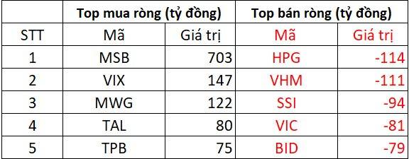 Khối ngoại ngắt chuỗi 13 phiên bán ròng liên tiếp, mua gần 1.000 tỷ trên HoSE - Ảnh 1