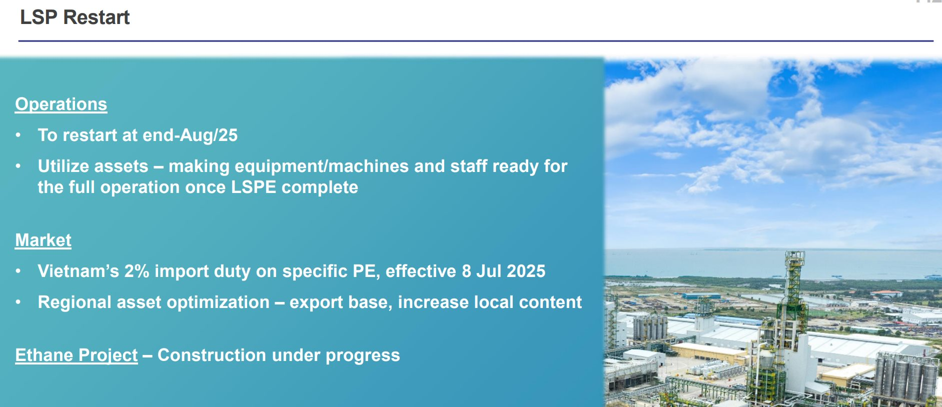Đại gia Thái Lan hé lộ một phần lý do "tái sinh" tổ hợp hóa dầu 5,4 tỷ USD ở TP.HCM vào cuối tháng 8 - Ảnh 1