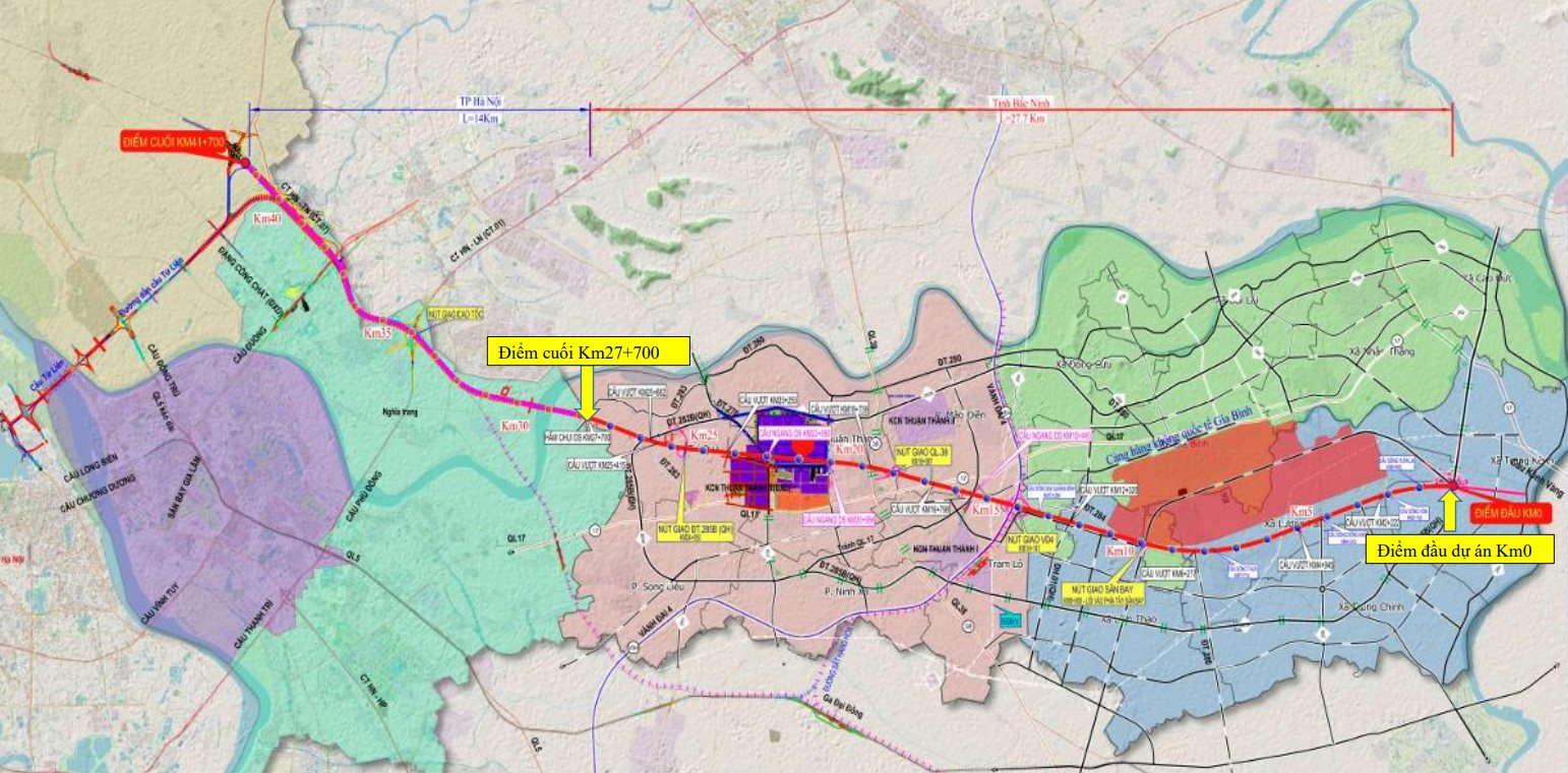 Một liên danh có công ty con của Sun Group muốn làm con đường 71.150 tỷ đồng nối sân bay lớn nhất miền bắc tới Hà Nội - Ảnh 1