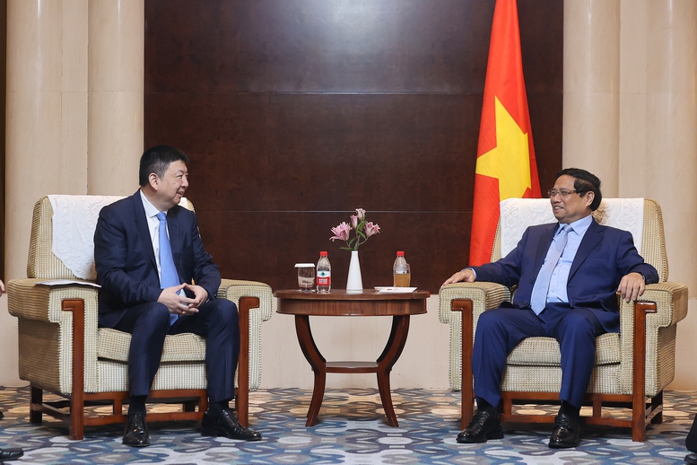 Thủ tướng tiếp lãnh đạo các tập đoàn hàng đầu Trung Quốc muốn mở rộng đầu tư, hợp tác tại Việt Nam - Ảnh 6