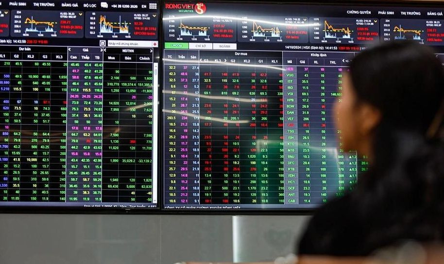 Cổ phiếu ngân hàng 'xả vai' sau màn trình diễn chất ngất - Ảnh 1