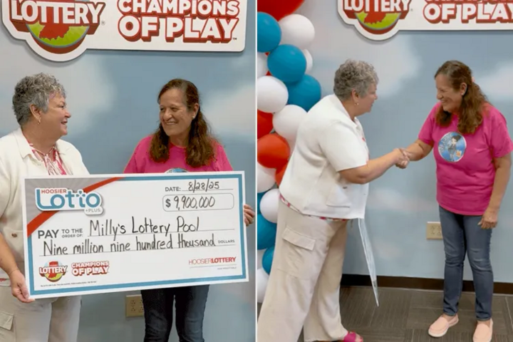 Trúng độc đắc 258 tỷ đồng, người phụ nữ chia cho 4 đồng nghiệp cũ - Ảnh 1