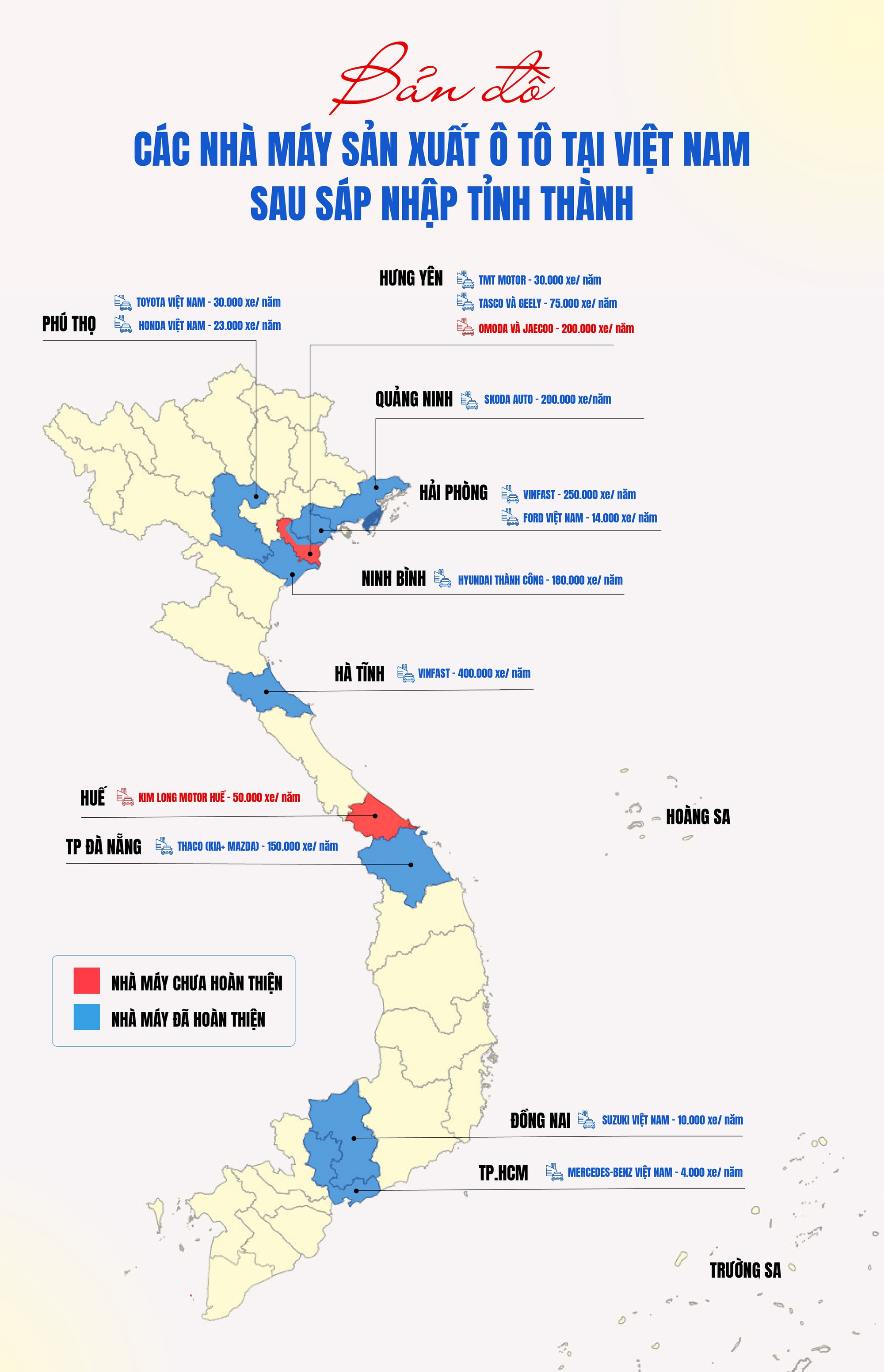 Sau sáp nhập, tỉnh nào thành 'ông trùm' sản xuất ô tô của Việt Nam? - Ảnh 2
