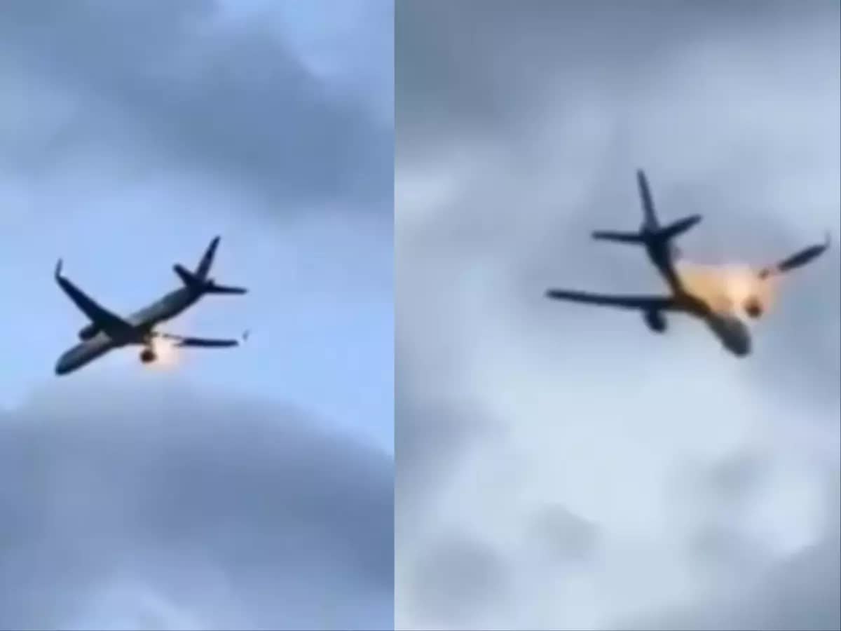 Clip: Máy bay Boeing chở 273 người bất ngờ phun lửa, bốc cháy giữa không trung - Ảnh 1