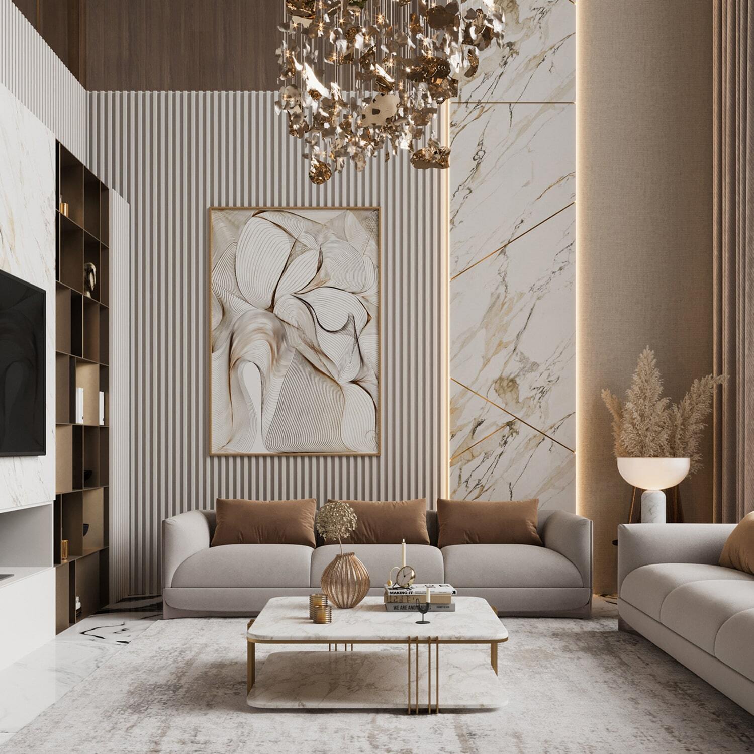 Bật mí "nguyên tắc vàng" gia chủ nên nhớ khi thiết kế phòng khách để vừa đẹp, vừa tiết kiệm chi phí - Ảnh 4