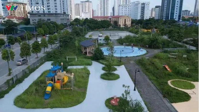 Hà Nội: Công viên 744 tỷ đồng giữa khu đô thị khát xanh bị "bỏ quên" - Ảnh 2