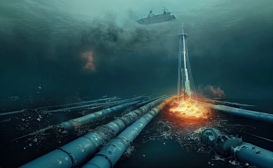 100kg thuốc nổ đánh vỡ 3 đường ống Nord Stream - Ảnh 1