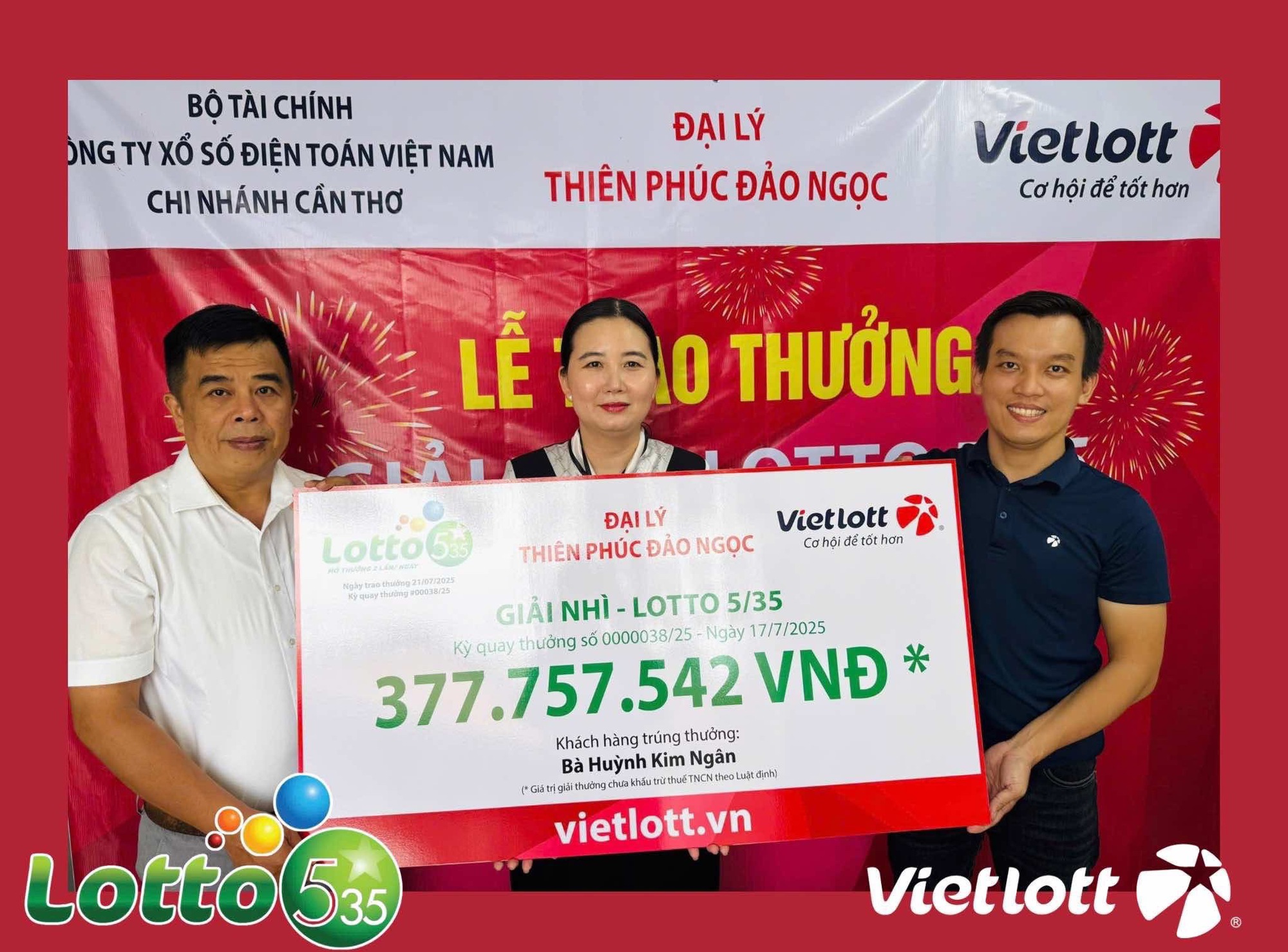 Tính năng chia giải Độc đắc của Lotto 5/35 có gì hấp dẫn? - Ảnh 2