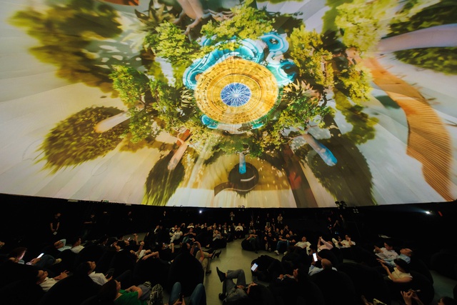 Trải nghiệm văn hoá nghệ thuật 3D Dome Mapping được ứng dụng trong bất động sản - Ảnh 1