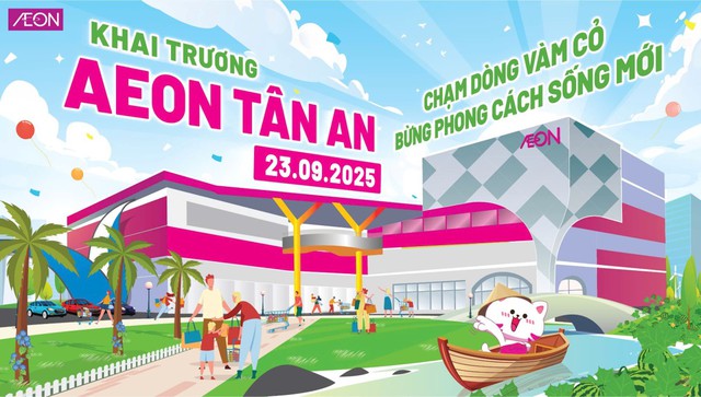 AEON Tân An sắp khai trương tại Đồng bằng sông Cửu Long - Ảnh 1