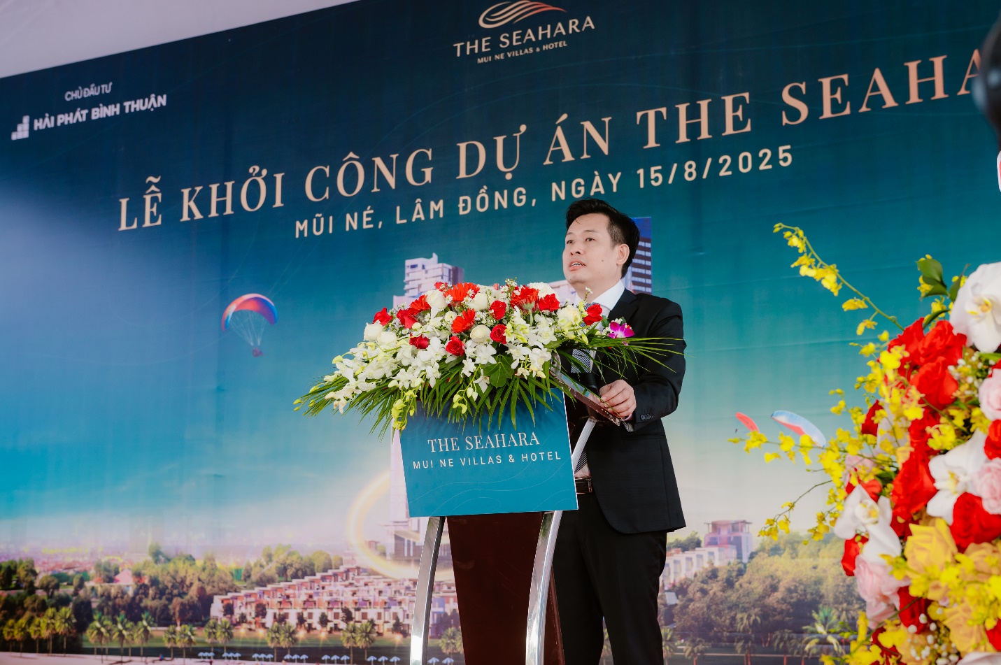 Chủ đầu tư Hải Phát - Bình Thuận chính thức khởi công dự án nghỉ dưỡng ven biển Mũi Né - Ảnh 1