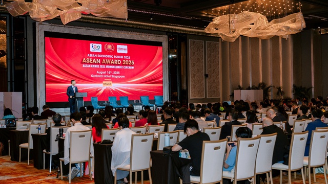 Chủ tịch Hoàng Mai Chung được vinh danh Top 10 Nhà lãnh đạo giỏi ASEAN Award 2025 - Ảnh 1