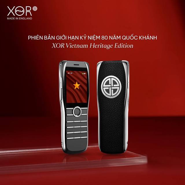 Lần đầu quốc kỳ Việt Nam xuất hiện trên điện thoại xa xỉ Anh Quốc XOR - Ảnh 1