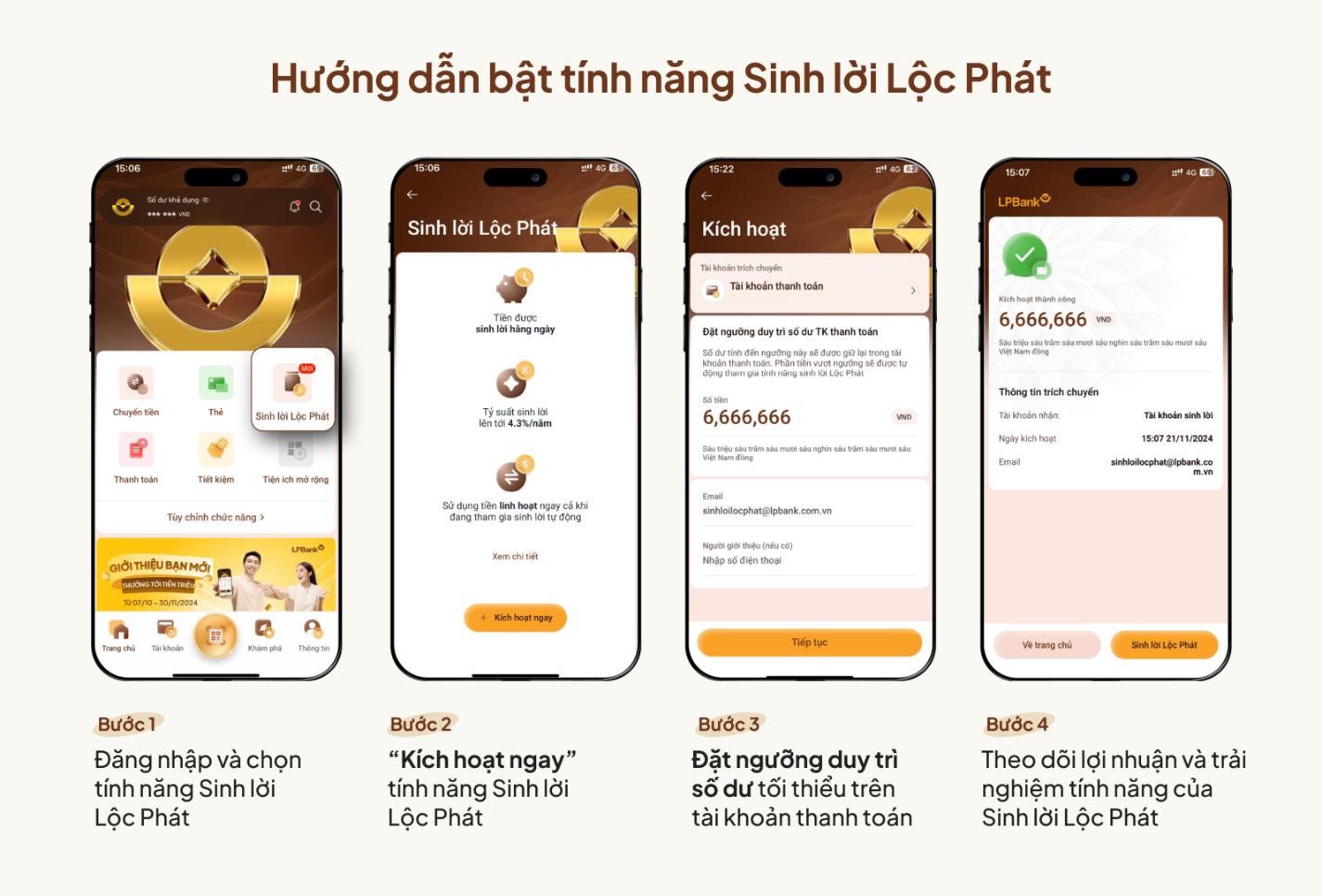 Sinh lời Lộc Phát 2.0: Tài khoản thanh toán “đẻ lãi” tới 4,5%/năm - Ảnh 1