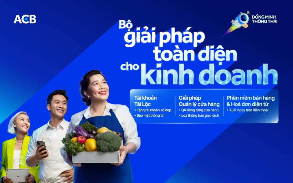ACB: Giải pháp số hóa toàn diện cho hộ kinh doanh thích ứng giai đoạn mới - Ảnh 1