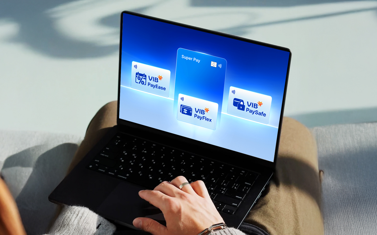 Từ chi tiêu, trả góp đến bảo mật: Một thẻ ba quyền năng với bộ giải pháp VIB Super Pay - Ảnh 1