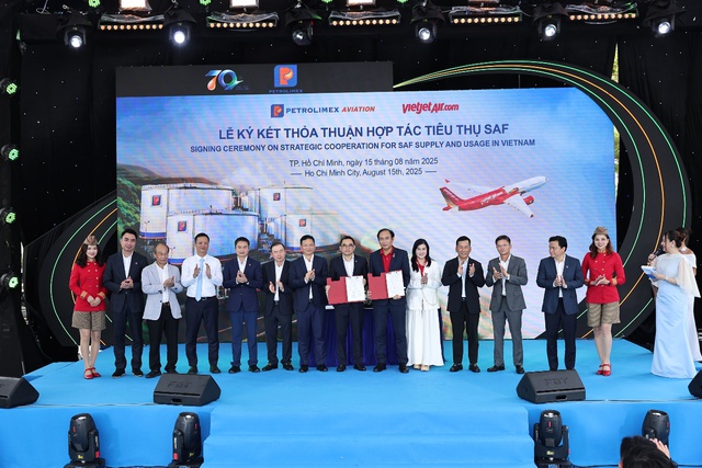 Petrolimex Aviation và Vietjet Air tiên phong xanh hoá bầu trời Việt - Ảnh 4