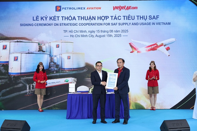Petrolimex Aviation và Vietjet Air tiên phong xanh hoá bầu trời Việt - Ảnh 6