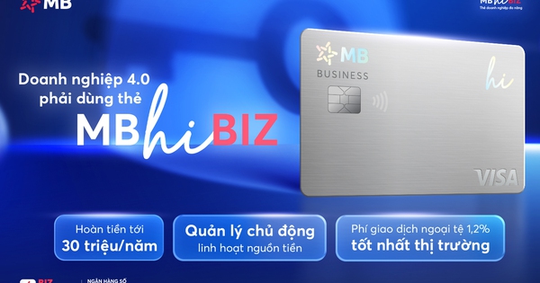 Thẻ doanh nghiệp MB Hi BIZ - Chìa khóa cho doanh nghiệp vận hành thông minh