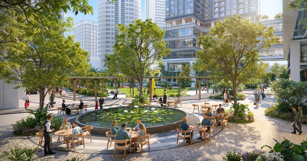 Vườn Hạnh Phúc - “ốc đảo xanh” tại tổ hợp căn hộ Sun Group Cầu Giấy