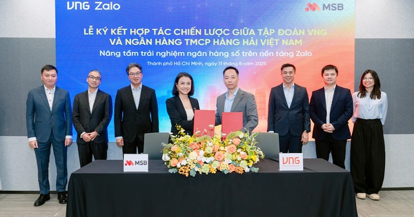 MSB hợp tác VNG nâng tầm trải nghiệm tài chính số