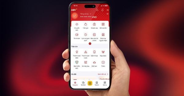 Ứng dụng MBV ra mắt: Bước chuyển số toàn diện của ngân hàng hiện đại