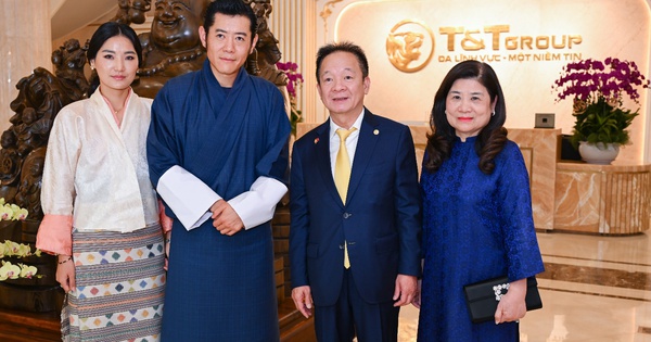 Quốc vương Bhutan và Hoàng hậu tới thăm Tập đoàn T&T Group