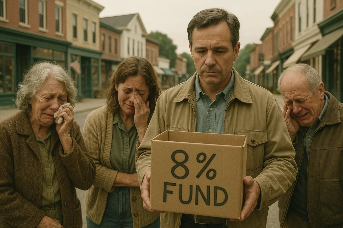 Trao toàn bộ tiền tiết kiệm cho một hàng xóm nợ 1.000 người với số tiền 2.500 tỷ đồng, cả ngôi làng rúng động trước cái bẫy mang tên 'Quỹ 8%' - Ảnh 2