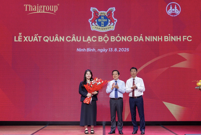 Ái nữ sinh năm 2001 nhà bầu Thụy trở thành Chủ tịch Ninh Bình FC - Ảnh 1