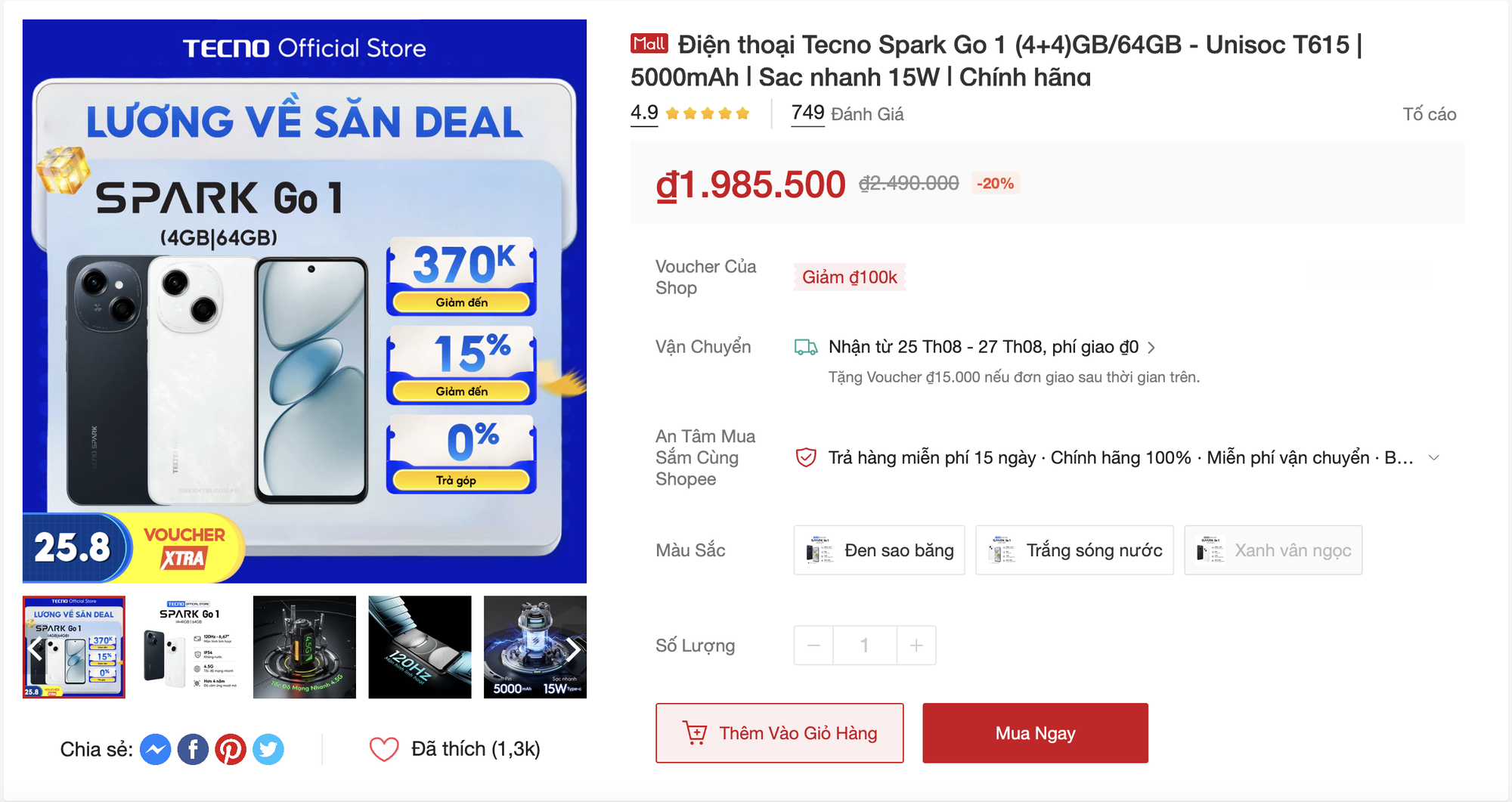 Một mẫu điện thoại mới tinh giá chưa tới 2 triệu, hơn 3.000 người đã mua trên sàn TMĐT: Có gì đặc biệt? - Ảnh 1