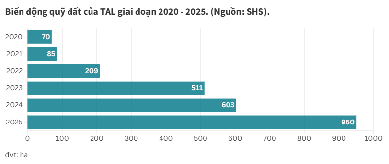 Một doanh nghiệp bất động sản có quỹ đất tăng 14 lần chỉ sau 5 năm - Ảnh 1