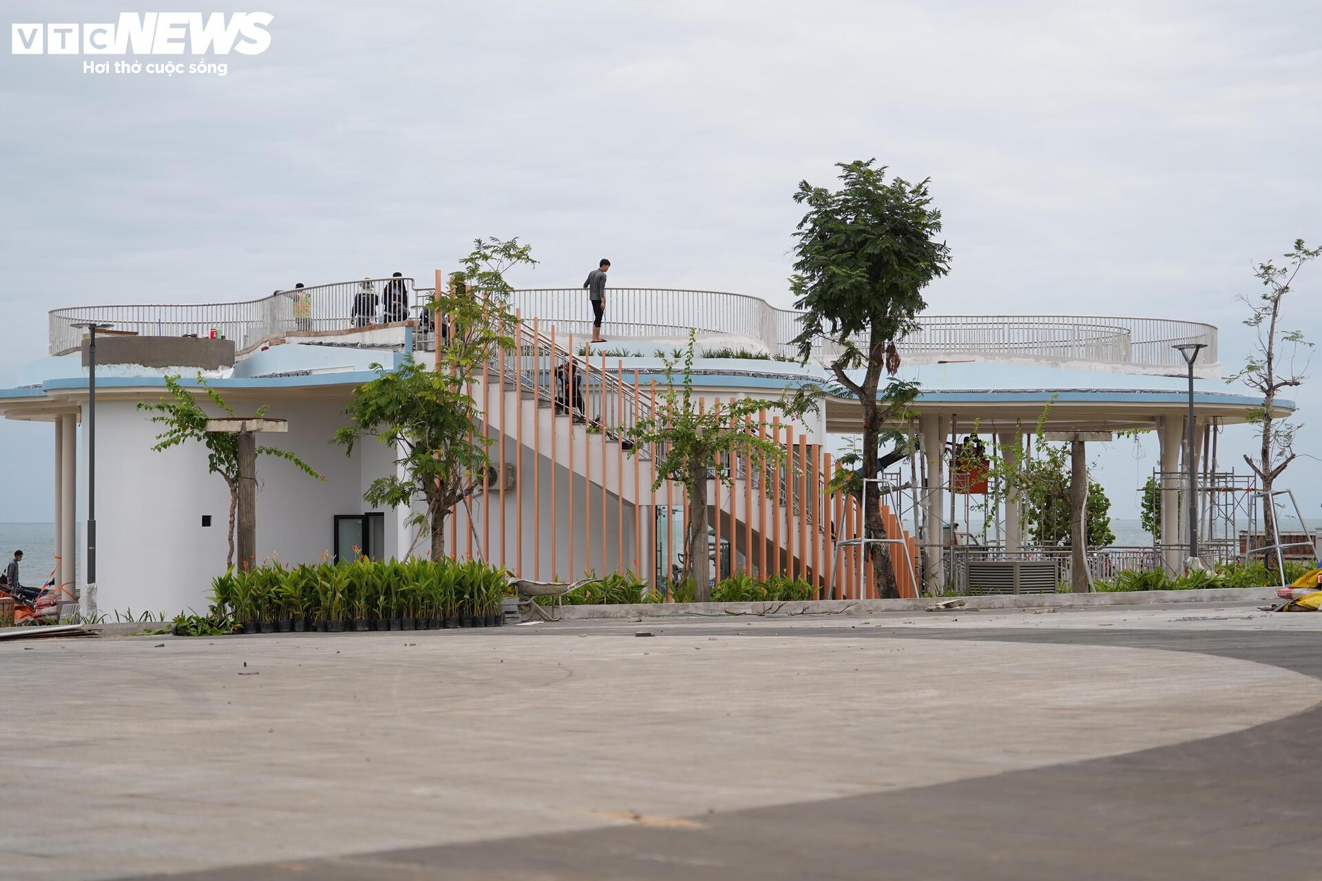 Tấp nập thi công bãi biển đẹp nhất Nam Bộ, sẵn sàng đón du khách dịp lễ 2/9 - Ảnh 16