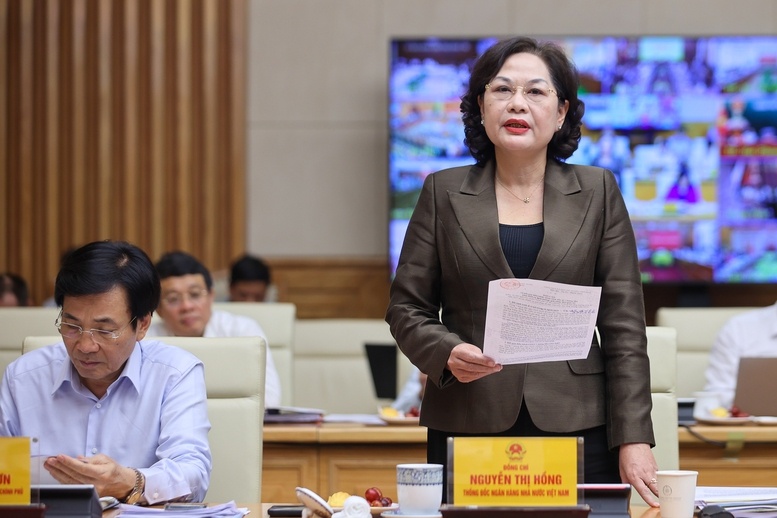 Họp với Thủ tướng, Thống đốc Nguyễn Thị Hồng nói gì về định hướng điều hành lãi suất và tỷ giá trong thời gian tới? - Ảnh 1