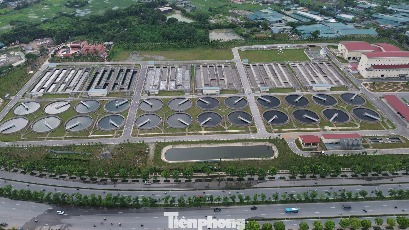 Nhà máy xử lý nước thải lớn nhất Hà Nội chuẩn bị khánh thành - Ảnh 1