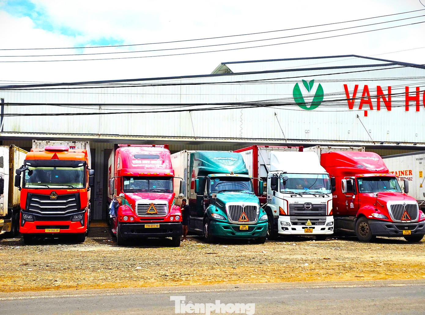 Xe container rồng rắn đi thu mua sầu riêng - Ảnh 12