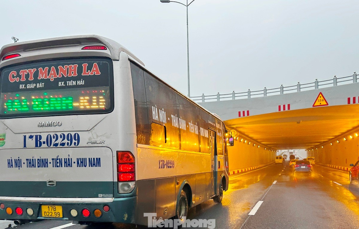 Hình ảnh xe qua nút giao ngầm trên cao tốc Cầu Giẽ - Ninh Bình vừa vận hành - Ảnh 5
