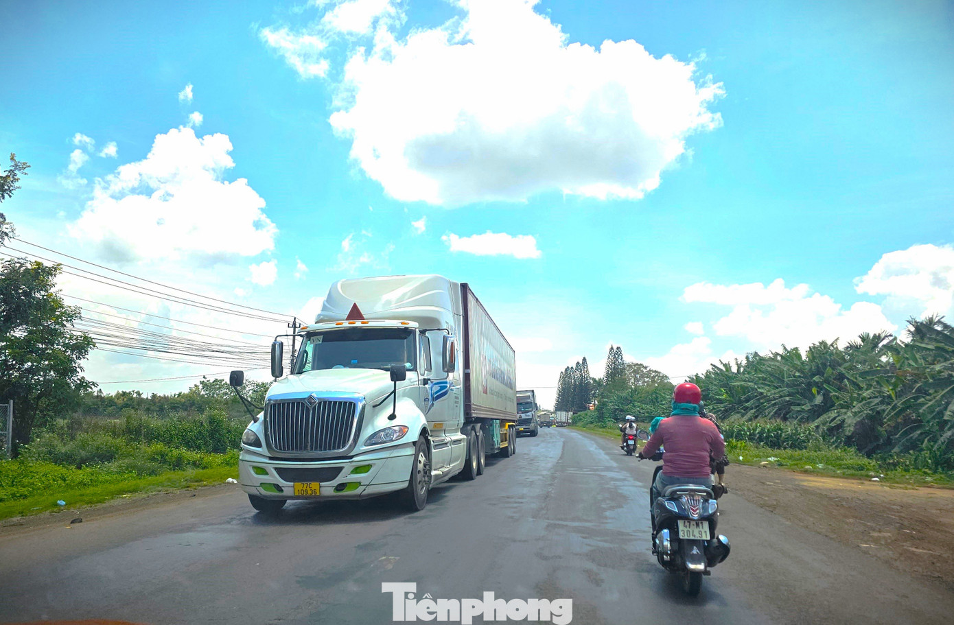 Xe container rồng rắn đi thu mua sầu riêng - Ảnh 6