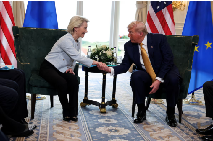 Mỹ và EU đạt thỏa thuận áp thuế 15% - Ảnh 1