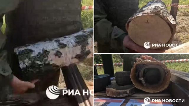 Nga phát hiện "tuyệt chiêu" của Ukraine: Nhét mìn trong khúc gỗ chờ xe tăng đến - Ảnh 1